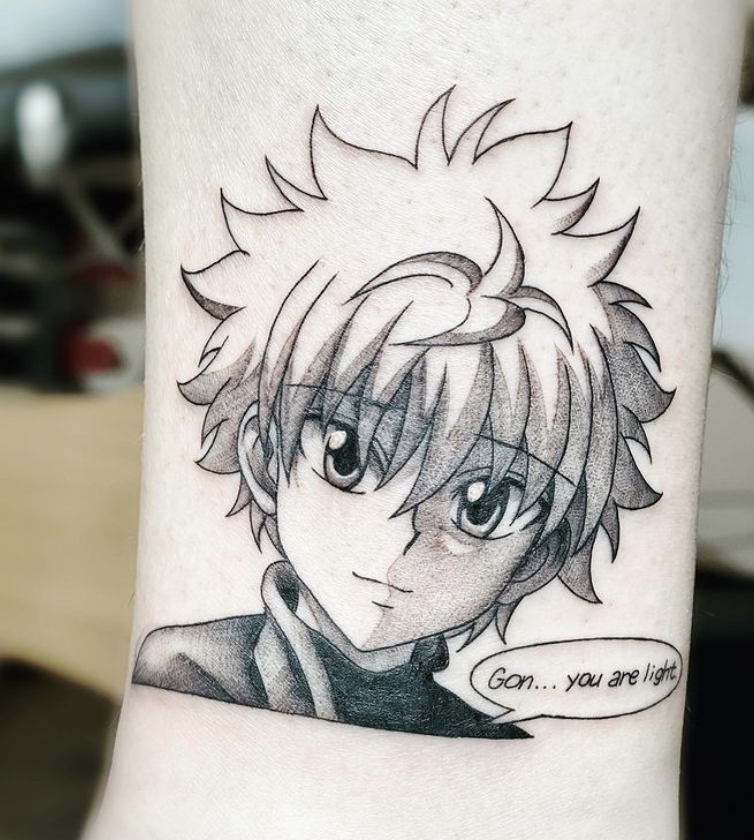𝚅𝚒𝚌𝚝𝚘𝚛 𝙲𝚊𝚋𝚊𝚕𝚕𝚎𝚛𝚘 𝚃𝚊𝚝𝚝𝚘𝚘 on Instagram Gons rage from  HunterxHunter  To book an Appoinme  Anime tattoos Hunter tattoo  Creepy tattoos